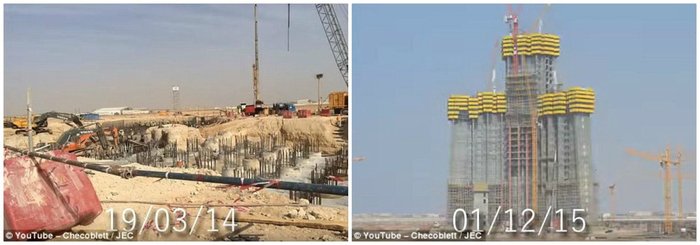 World's tallest building under construction in Saudi Arabia - Architecture, Building, Skyscraper, Record, Saudi Arabia, Home construction, Building, The photo, Longpost