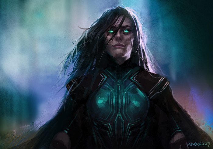 Hela - Art, Hela, Marvel, Thor