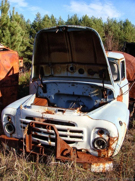 Rassokha - a cemetery of equipment in Chernobyl 2018 - My, Chernobyl, Cemetery of Machinery, Radiation, Zuo, Longpost