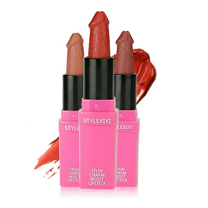 Oh, those Chinese...))) Lipstick penis. - NSFW, AliExpress, Pomade, Lipstick