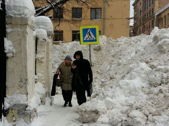 How snow is removed in Moscow - Snow removal, Moscow, Moesk, Negative