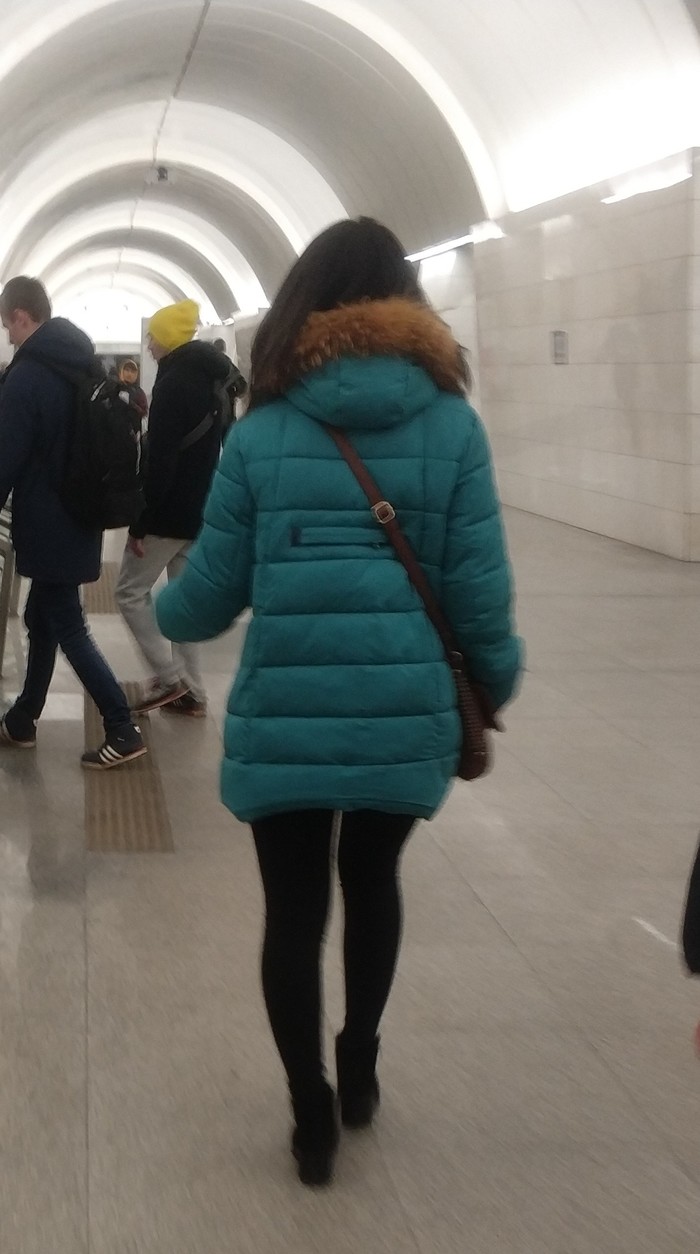 In the Moscow metro. - Fashion, Metro