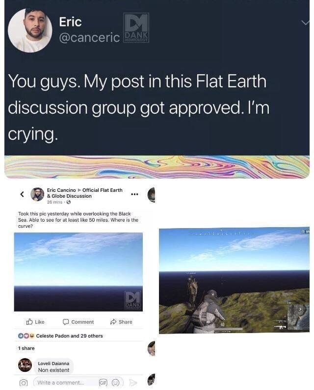 Proof that the earth is flat - Flat land, Facebook, Twitter, Games