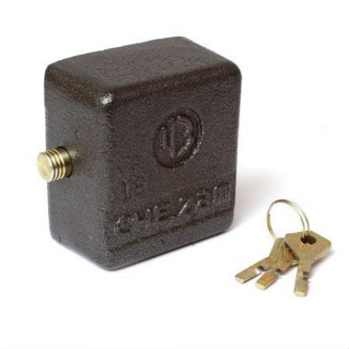Opening the lock type crab - My, The padlock, Garage Cooperative