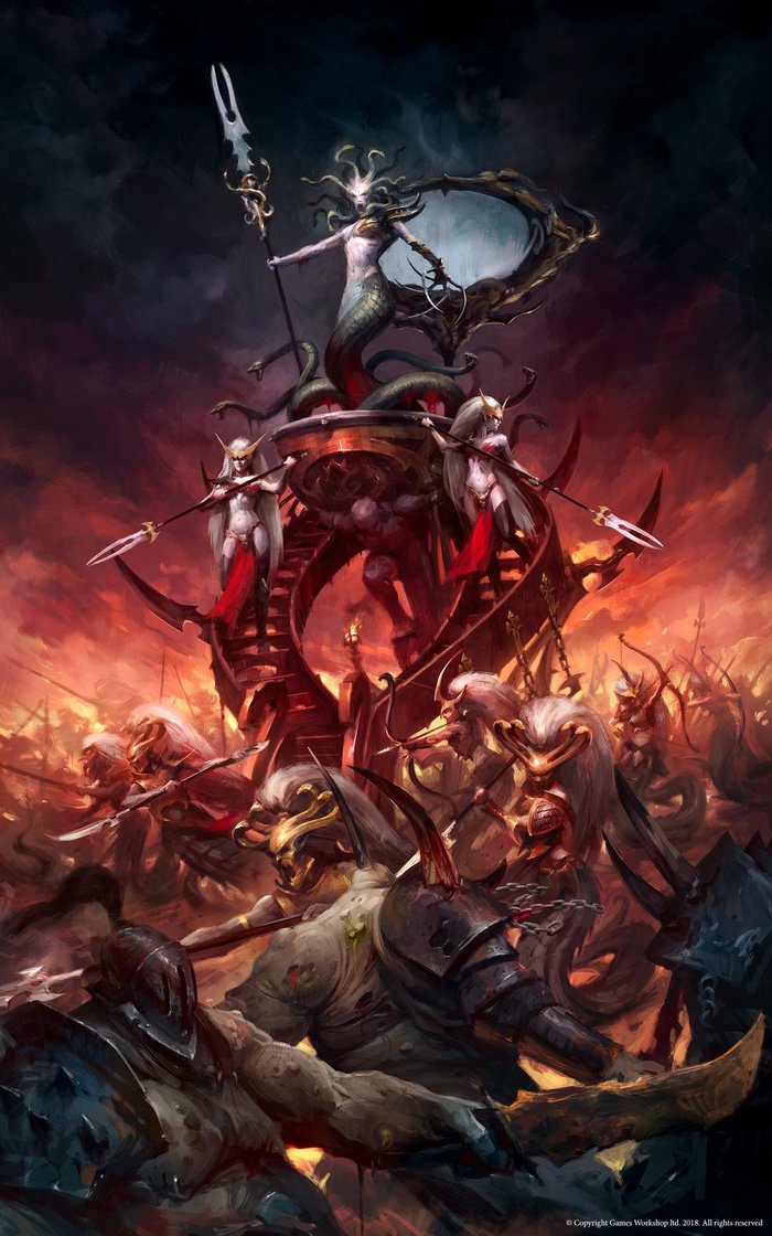 Daughters of Khaine - Warhammer: age of sigmar, , Daughters of Khaine, Aos Art, Longpost