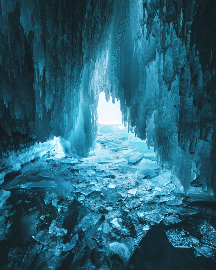 Ice Cave of Baikal - My, Baikal, Buryatia, Caves, Winter, March, Travels, Irkutsk