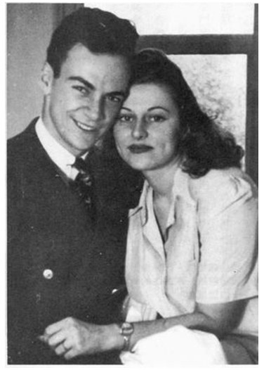 Ричард Фейнман и его первая жена Арлин | Пикабу