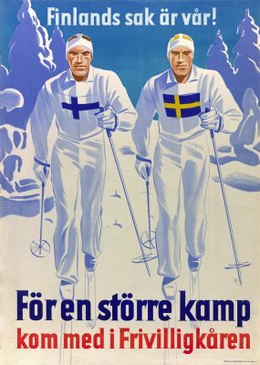 Шведский пропагандистский плакат 1940 года. Плакат, Военные, Агитационный плакат, Пропаганда, Швеция, Советско-финская война