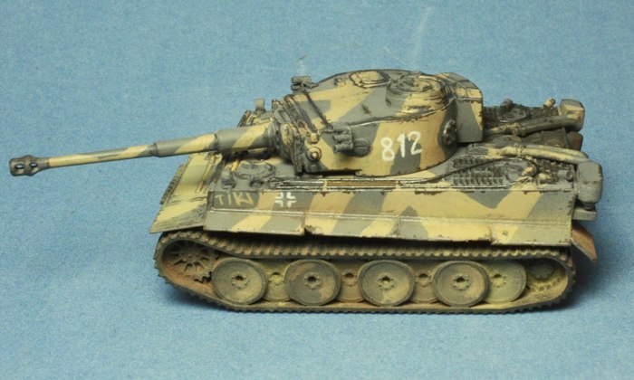 PzKpfw VI Tiger 1/100 - My, , Hobby, Scale model, BTT, Longpost