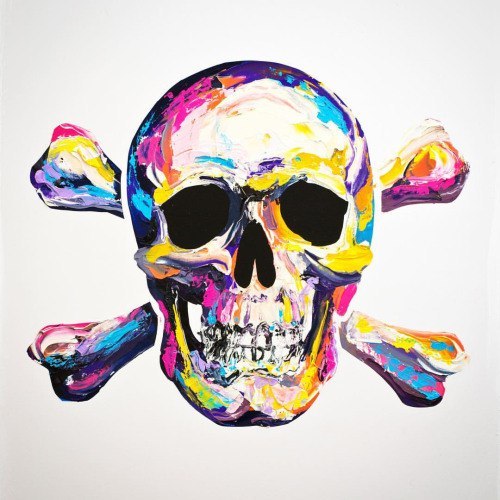Psychedelic skulls by Brent Estabrook. , , , , 