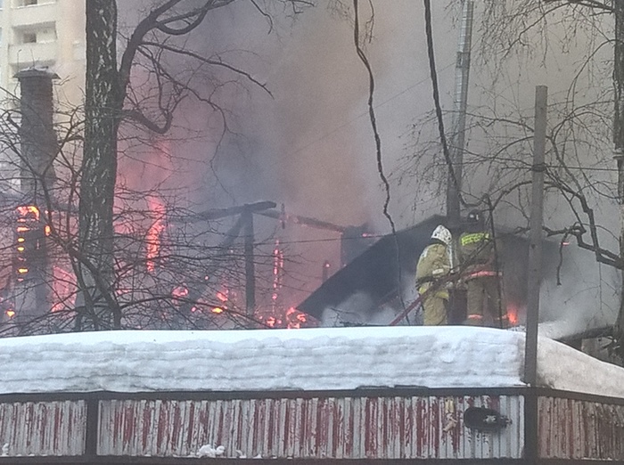 Fire in Korolev - My, Fire, Bolshevo, Firefighters