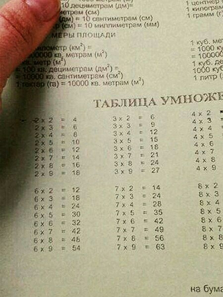 Modern notebook.. 6x6 is no longer 36... - Multiplication table, Notebook, Error, From the network