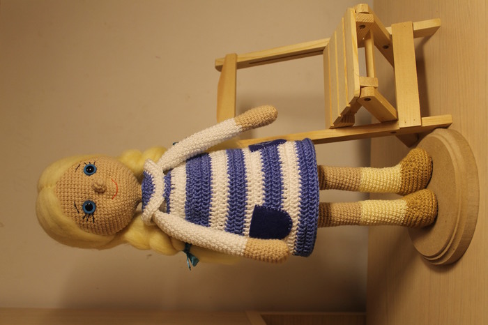 Knitted baby dolls. - My, Longpost, Needlework without process, Needlework, Crochet, Knitting