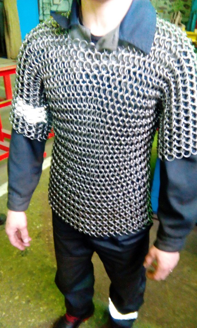 Chain mail - My, Chain mail, Metal, Armor, Yuzhno-Sakhalinsk