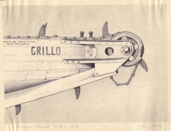 Торпедные катера типа Grillo с гусеницами торпедный катер, grillo, необычная военная техника, длиннопост