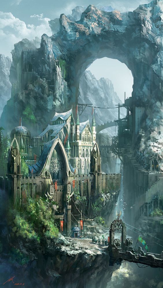 Fantasy architecture or let's dream... - Fantasy, , Architecture, Longpost