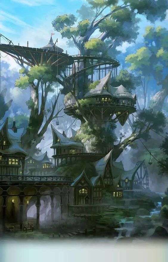 Fantasy architecture or let's dream... - Fantasy, , Architecture, Longpost