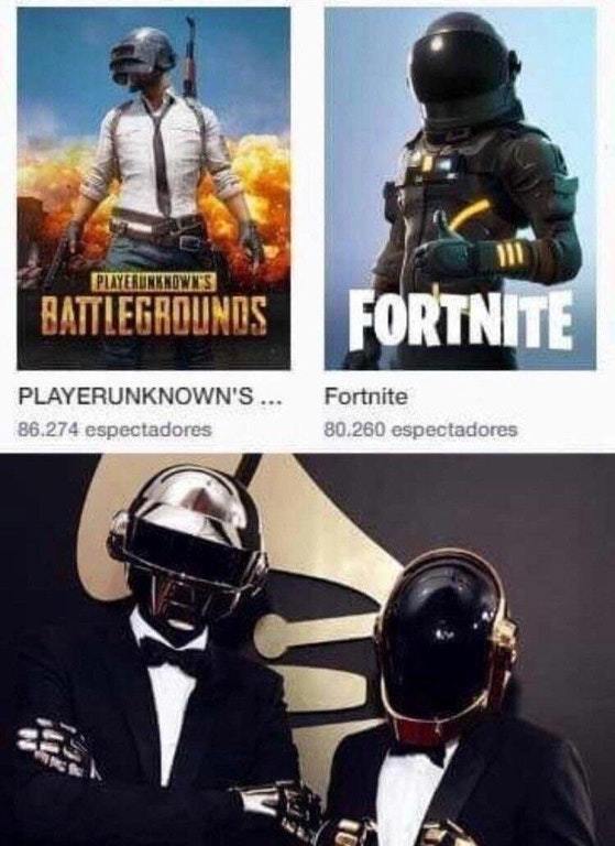 Where have I seen this before... - PUBG, Daft punk, 