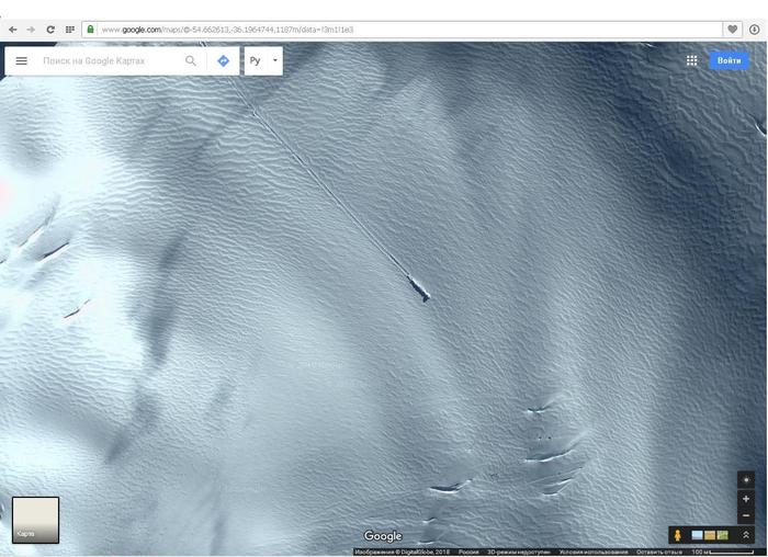 Mysterious find in Antarctica - Find, Oddities, Ice floe, Not mine, Scientists, Conspiracy, Screenshot