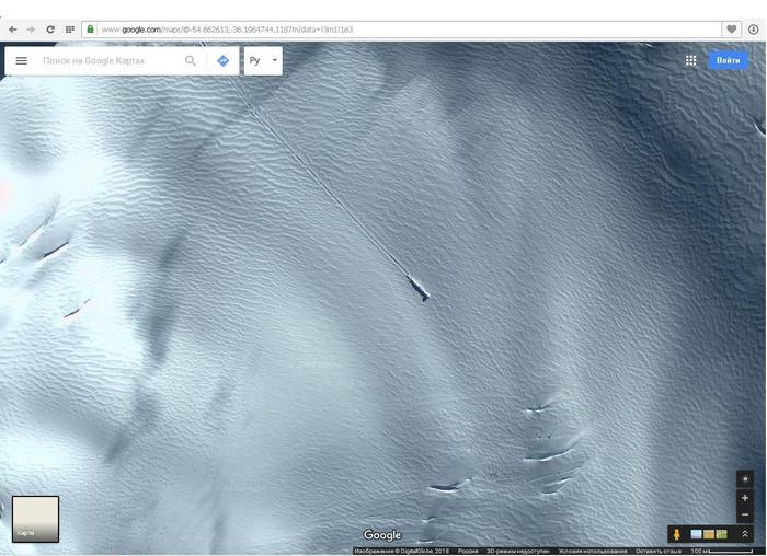 Загадочная находка в Антарктиде - Находка, Странности, Льдина, Не мое, Ученые, Конспирология, Скриншот