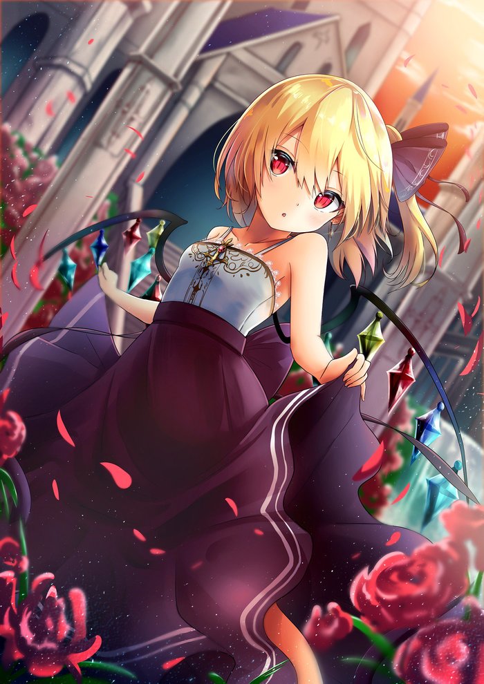 Flan - Anime, Anime art, Touhou, Flandre scarlet, Renka