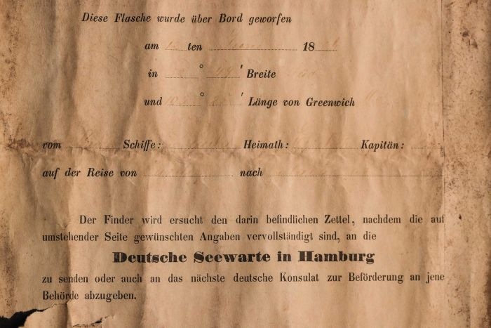 Австралийская пара нашла старейшее в мире послание в бутылке — из 1886 года - Послание, Бутылка, Австралия, Текст, Длиннопост