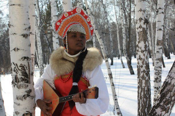 Is there cultural appropriation in this? - Black person, Balalaika, , Black people, Cultural appropriation