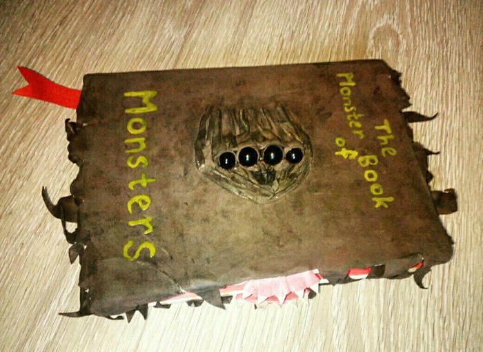 A monstrous book! - My, Notebook, handmade notepad, Harry Potter, Handmade, Longpost