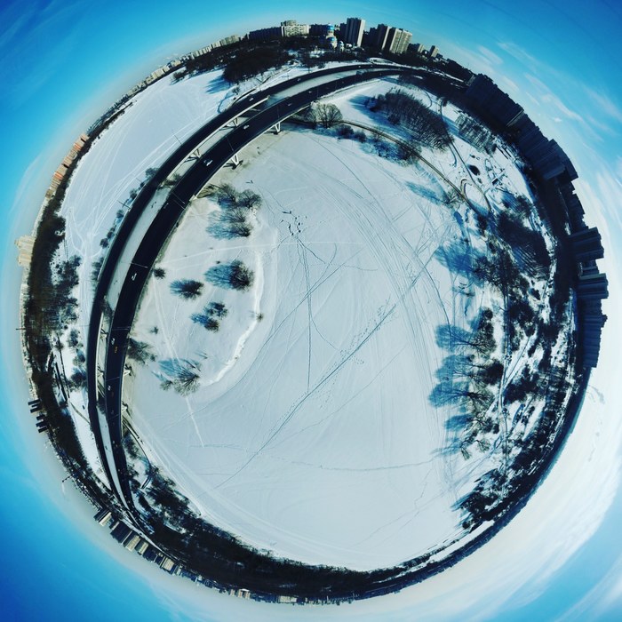 Замерзшие борисовские пруды.