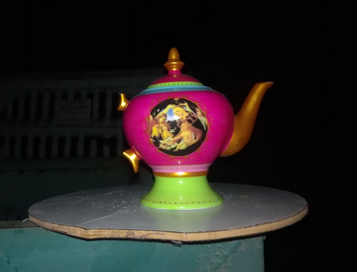 Genie - The photo, My, Genie, Лампа, Obvious-Incredible, Humor, Garbage, Teapot, Kettle