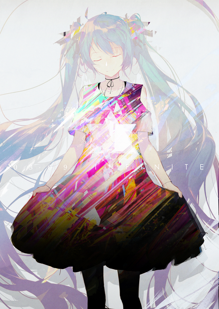 39's giving day - Hatsune Miku, Vocaloid, Not anime, Anime, Anime art