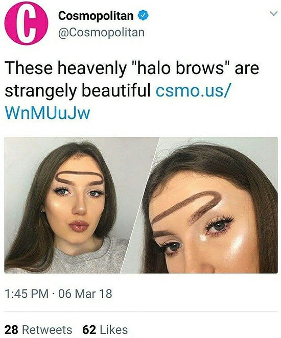 Paradise halo eyebrows - Fashion, Makeup, Brows, Fail
