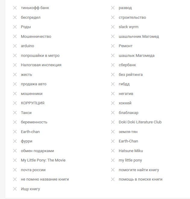 Игнор-лист - Моё, Пикабу, Игнор-Лист, Игнор тегов, Возмущение, Скриншот
