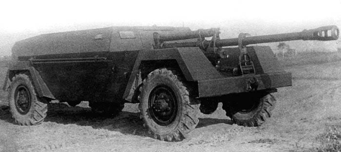 Wheel self-propelled guns GAZ-68 (KSP-76) - , , Zis-3, , Sau, , Video, Longpost