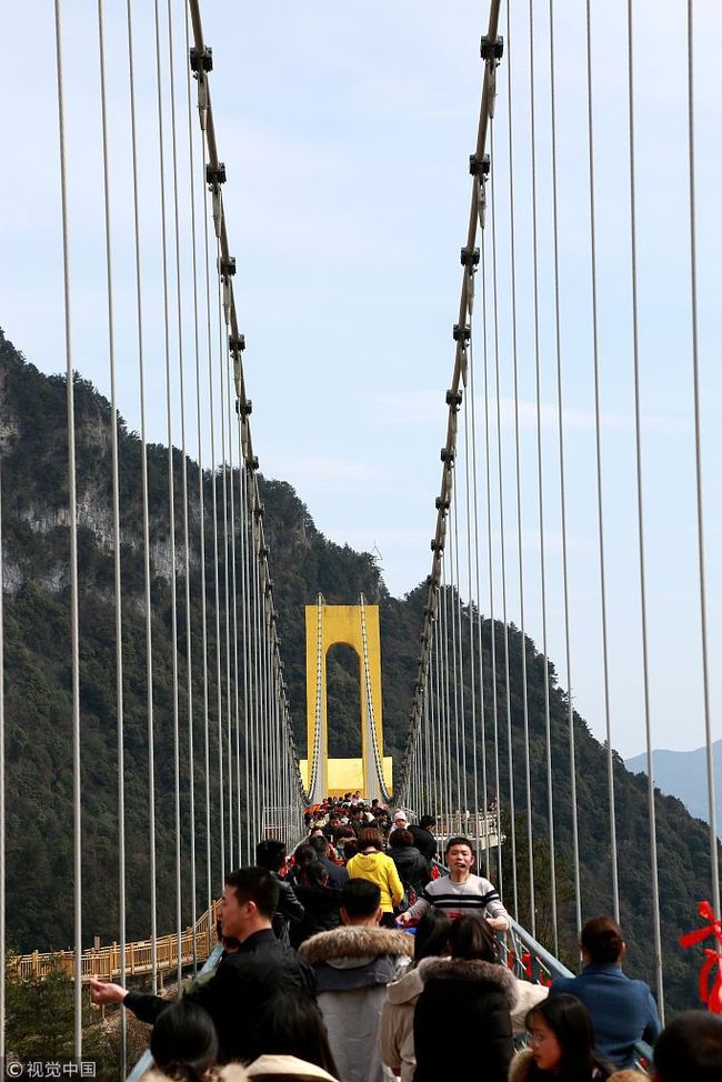China's tallest glass bridge opens - Bridge, Glass Bridge, , Fear, Longpost