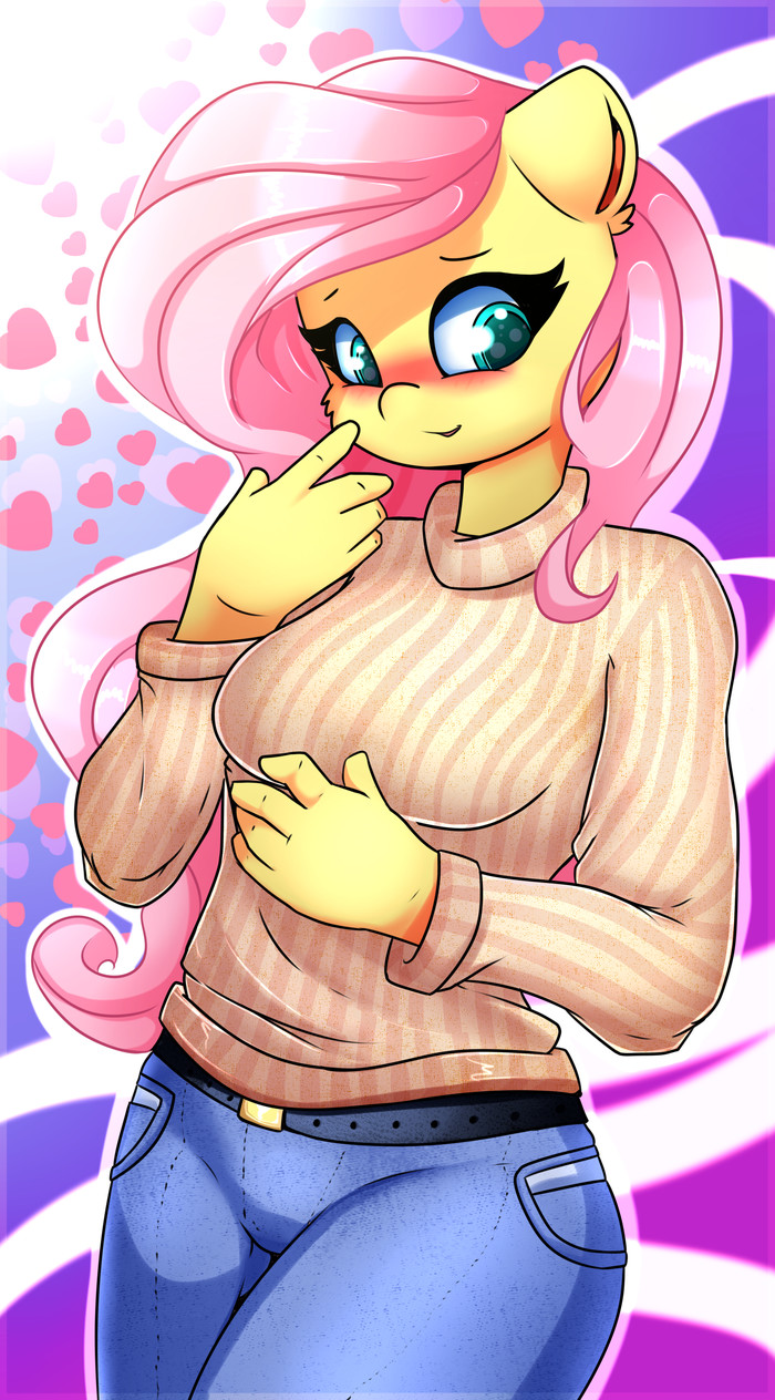 Flutterlove - My Little Pony, Fluttershy, Антро, Madacon