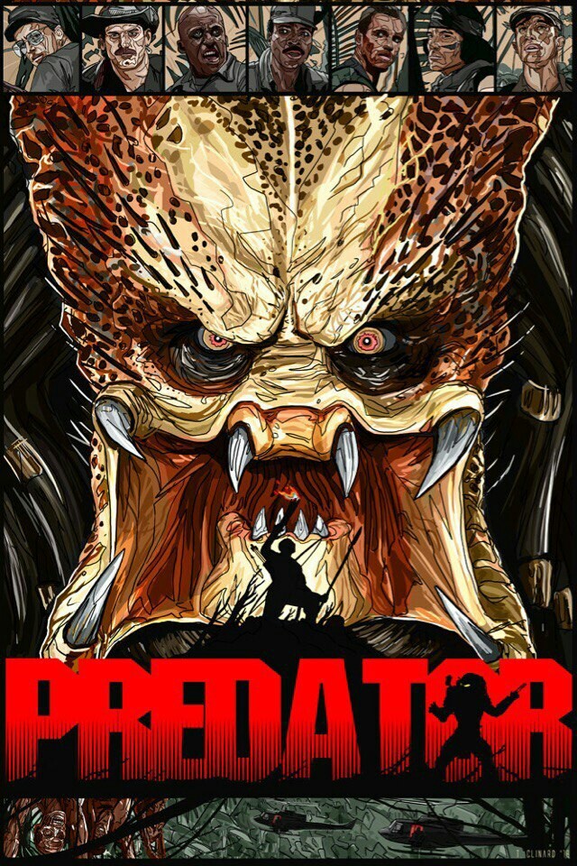 And a few more art posters from Clinart Studios - Movies, Movie Posters, Art, Predator, Something, Very strange things, Terminator, Longpost, TV series Stranger Things, Predator (film)