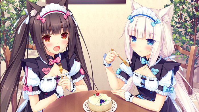 Chocola and Vanilla art