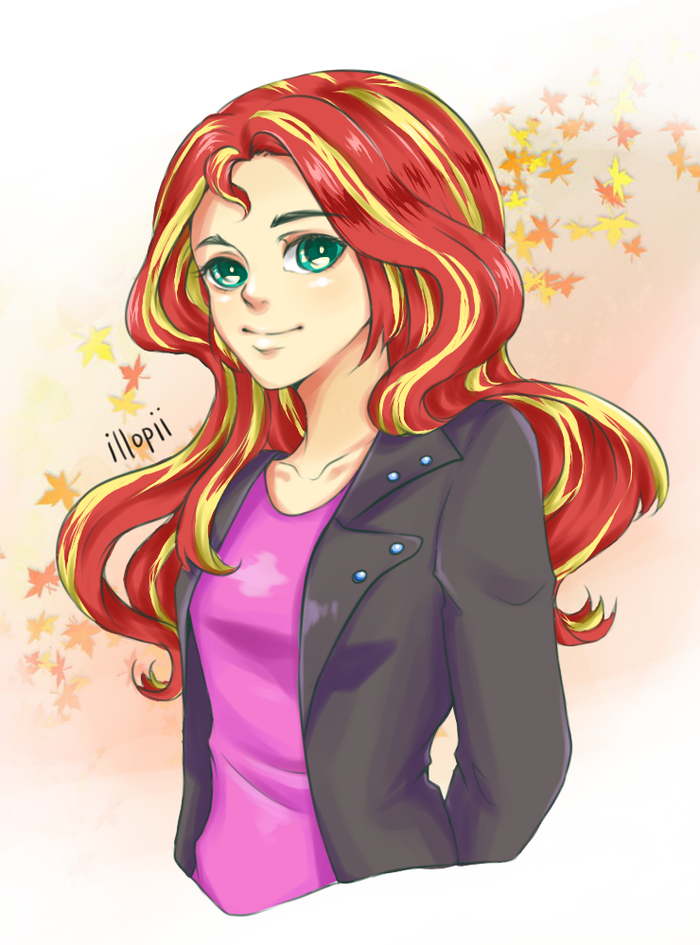 Сашка - My Little Pony, Equestria Girls, Sunset Shimmer, Illopii