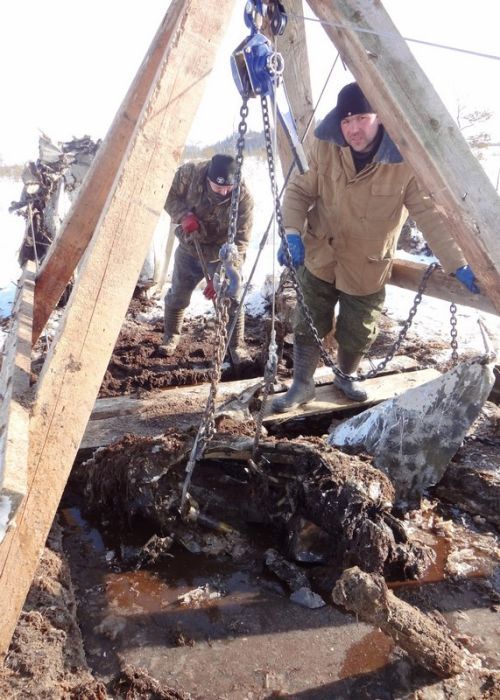 Search work at the crash site of the DB-3 aircraft - The Great Patriotic War, Airplane, Crash, Everlasting memory, Longpost