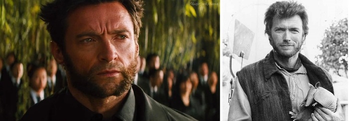 If Wolverine had been filmed 50 years earlier - Hugh Jackman, Clint Eastwood, Wolverine X-Men, Wolverine (X-Men)