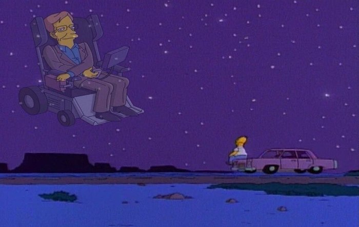 Oh Stephen Stephen - Stephen Hawking, Steven, The Simpsons