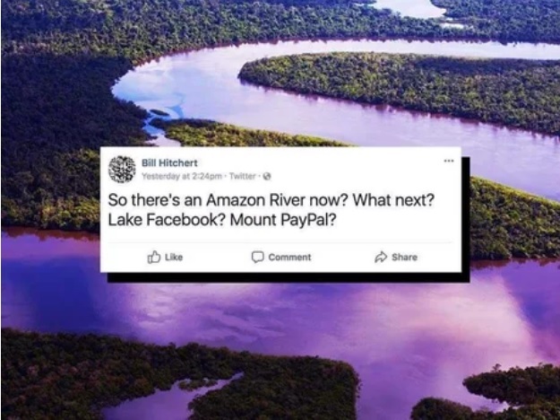 Well, here's the Amazon River. - Name, Comments, River, Amazon