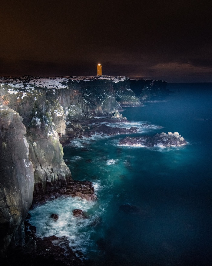 Lighthouse on the island of Snaefellsnes, Iceland - The photo, Instagram, The national geographic, Iceland, Lighthouse