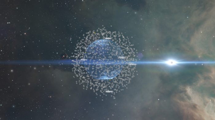 EVE Online players paid tribute to Stephen Hawking and lit beacons across the galaxy - news, Eve Online, Stephen Hawking, Simply space, Computer games, GIF, Longpost