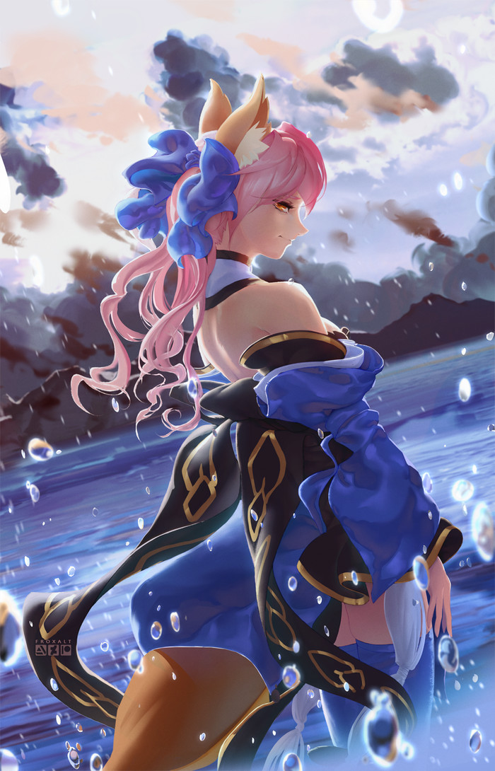 Tamamo no Mae - Моё, Fate, Fate Extella, Tamamo no Mae, Аниме, Anime Art, Арт, Косплей