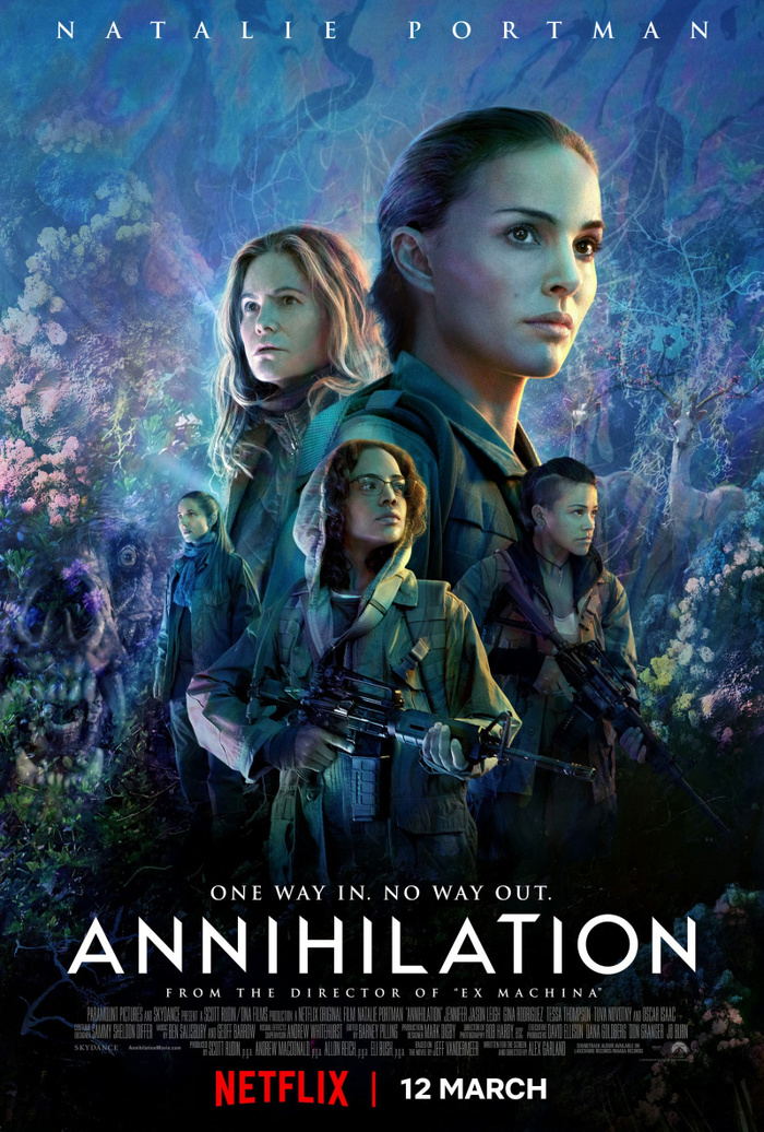 I advise you to watch Annihilation (Annihilation, 2018) - I advise you to look, Movies, Thriller, Fantasy, Netflix, Annihilation, Longpost