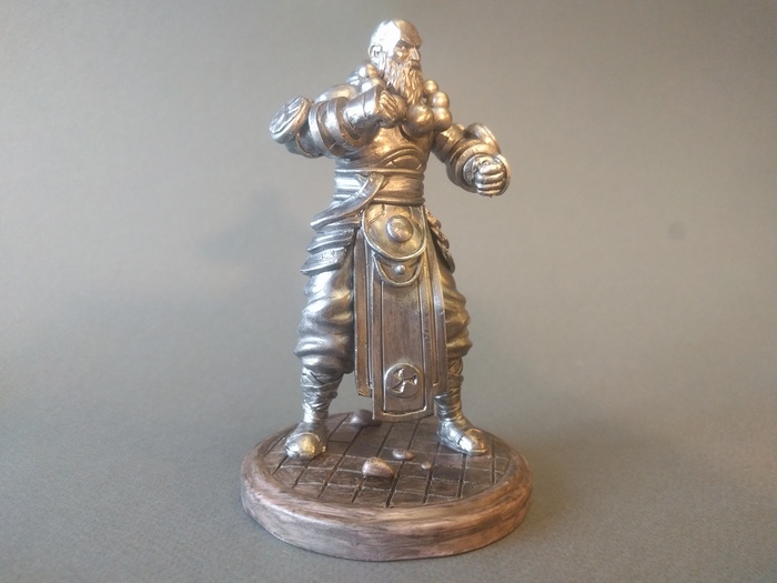 Monk Karazim. Height 13.5 cm. The figurine is made of tin and the stand is made of plastic. - My, Diablo iii, HOTS, Monks, Figurine, Games, Blizzard, Handmade, Miniature, Longpost, Figurines