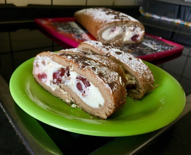 Roll Black Forest/Schwarzwald - My, Recipe, Roll, Cake, Sweets, Forest, Black Forest, Longpost