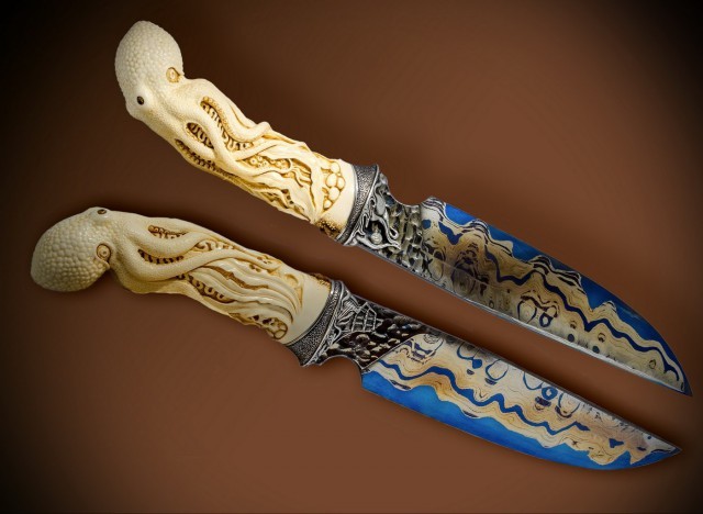 original knife - From the network, beauty, Bone carving, Knife